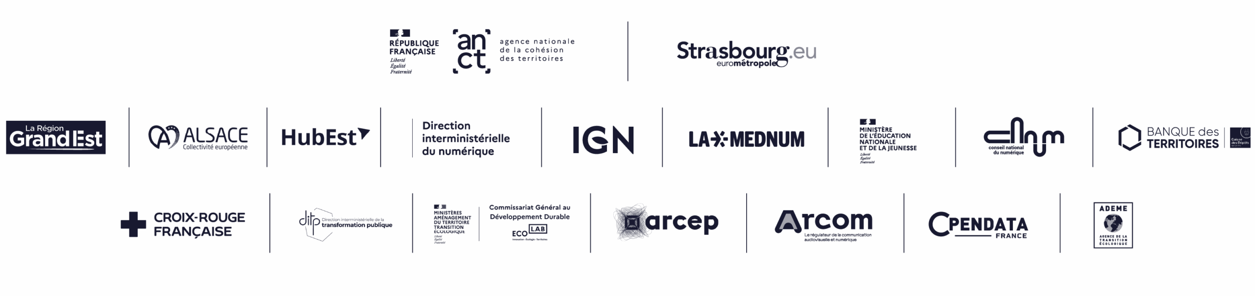 logos organisateurs et partenaires
